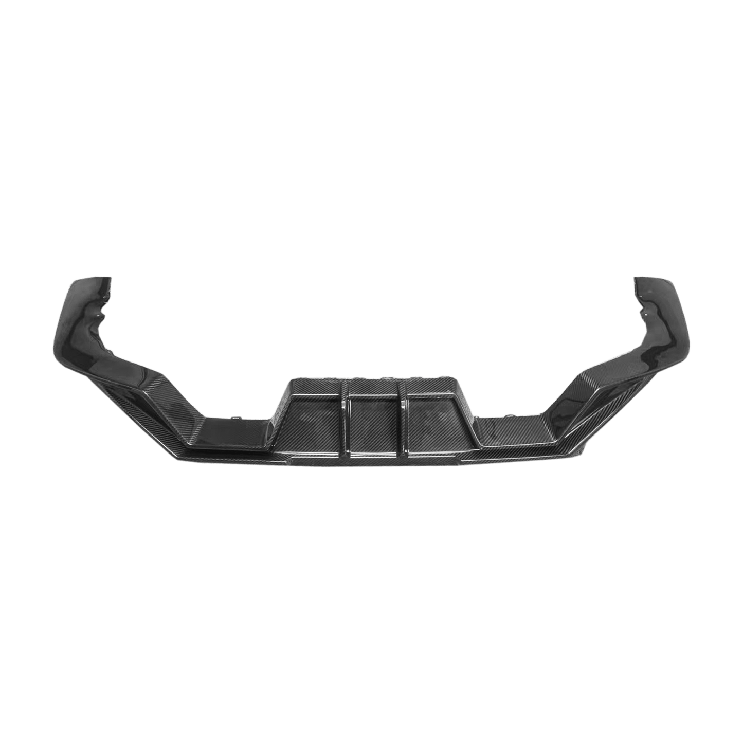 Carbon Rear Bumper Diffuser Lip For BMW M2 G87 Coupe 2 Door 2023-24 Kazento Carbon Parts Carbon Fiber M2G87-DIF-KZ-CF