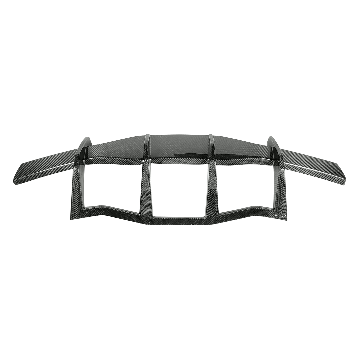 Chevrolet Corvette C8 Rear Bumper Diffuser Lip 2020-2024 Kazento Carbon Parts Carbon Fiber CORVETTEC8-DIF-KZ-CF