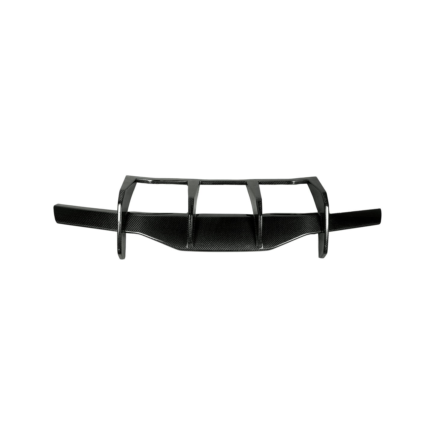 Chevrolet Corvette C8 Rear Bumper Diffuser Lip 2020-2024 Kazento Carbon Parts Carbon Fiber CORVETTEC8-DIFSPAT-KZ-CF