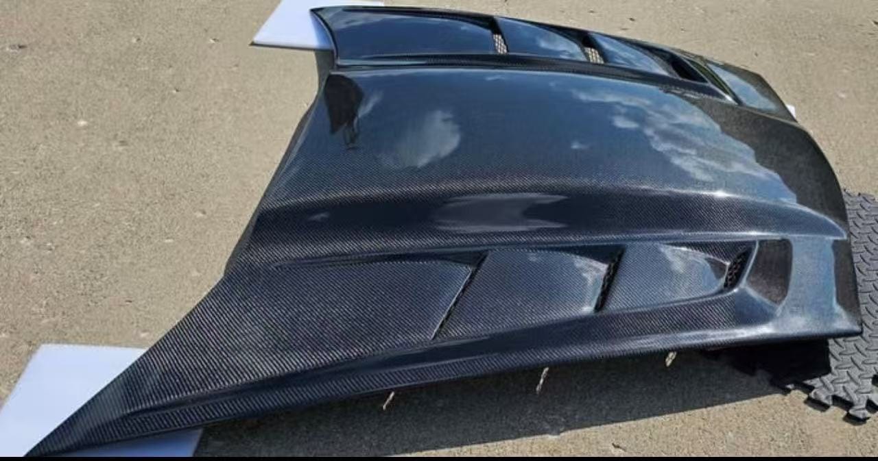 Chevry Corvette C6 H-Design Vented Hood Bonnet 2005-2013