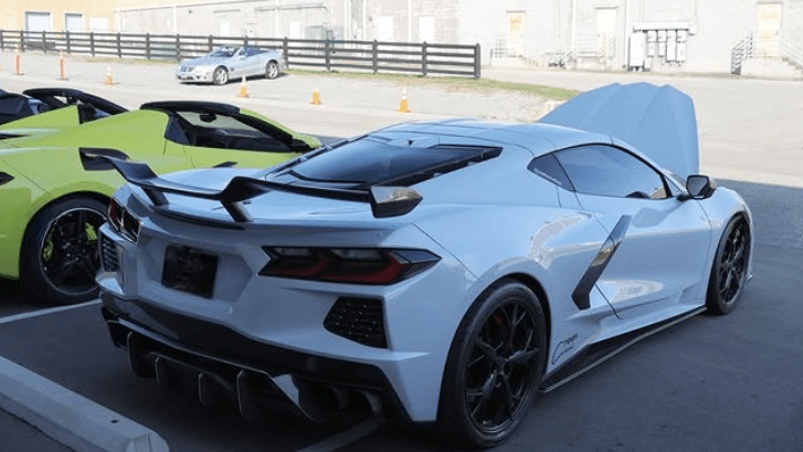 Corvette C8 Z06 Rear Trunk GT Spoiler Wing 2020-2025 Kazento Carbon Parts 车身侧板