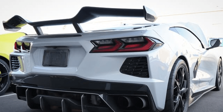Corvette C8 Z06 Rear Trunk GT Spoiler Wing 2020-2025 Kazento Carbon Parts 车身侧板