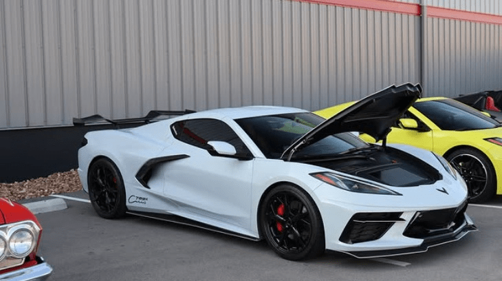 Corvette C8 Z06 Rear Trunk GT Spoiler Wing 2020-2025 Kazento Carbon Parts 车身侧板