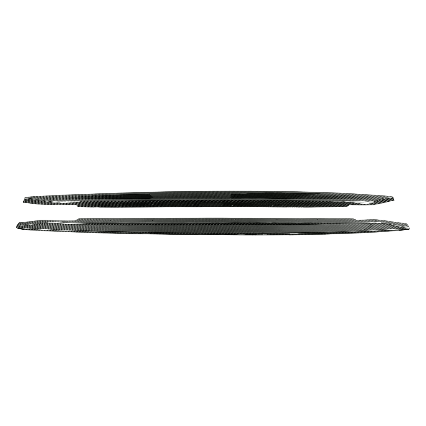Dry Carbon R44 Style Side Skirts Extensions Pair For BMW M3 G80 20-24 Kazento Carbon Parts 车身侧板 Dry Carbon Fiber M3G80-SSX-R44-DCF