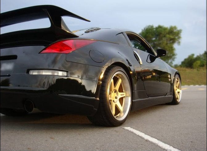 Fairlady 350Z Z33 ESP Style Rear Trunk Wing Spoiler Kazento Carbon Parts 车身侧板
