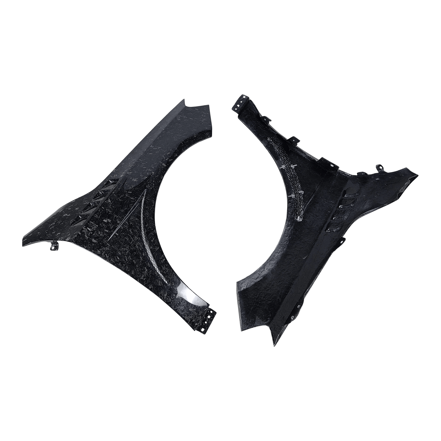 Foeged Carbon Fender For Mercedes Benz A-Class W176 A180 A200 A250 A45 Kazento Carbon Parts Carbon Fiber W176-FF-VT-FCF