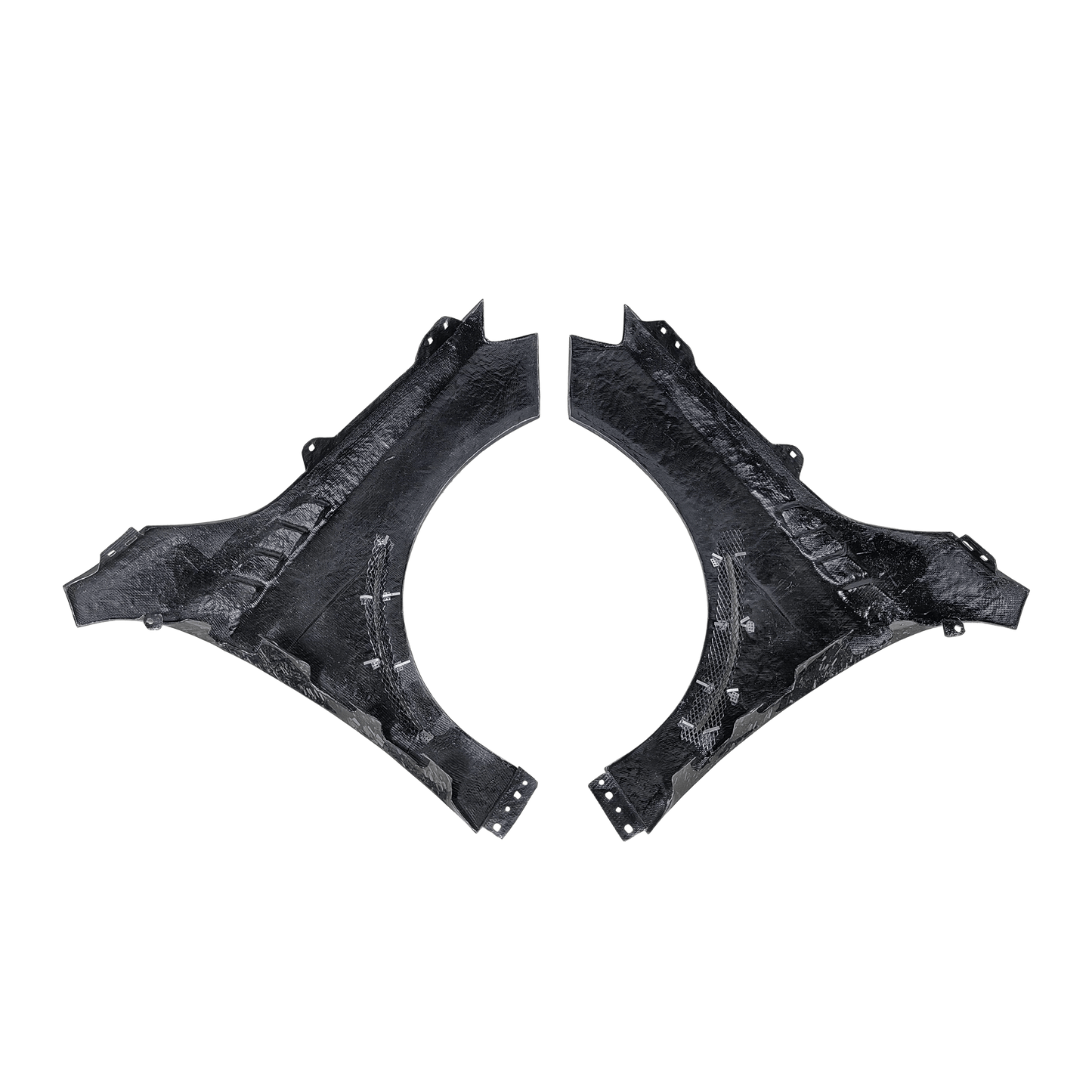 Foeged Carbon Fender For Mercedes Benz A-Class W176 A180 A200 A250 A45 Kazento Carbon Parts Carbon Fiber W176-FF-VT-FCF