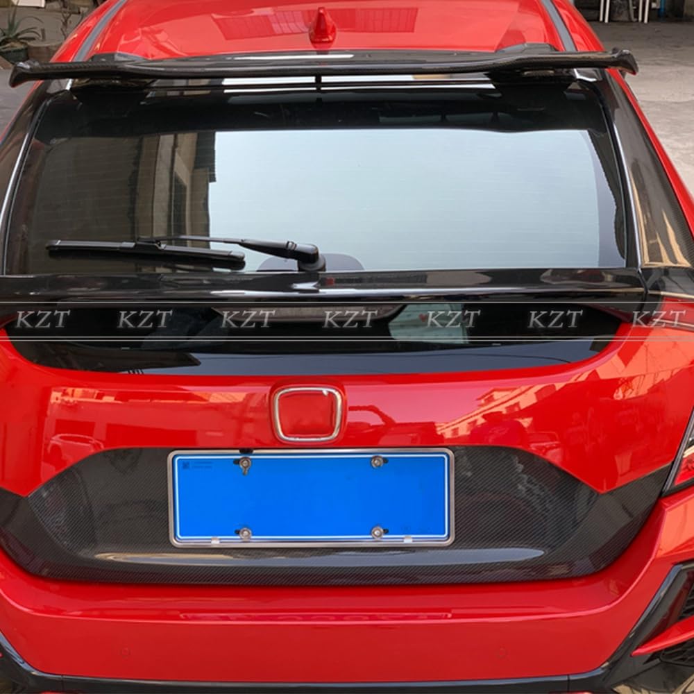 For 17 Onwards For Honda Civic Type R Fk8 Fk7 Oe Type Rear Trunk Lid Carbon Fiber (Double Side Carbon) Kazento Carbon Parts 车身侧板 FK8-TRUNK-OE-2CF