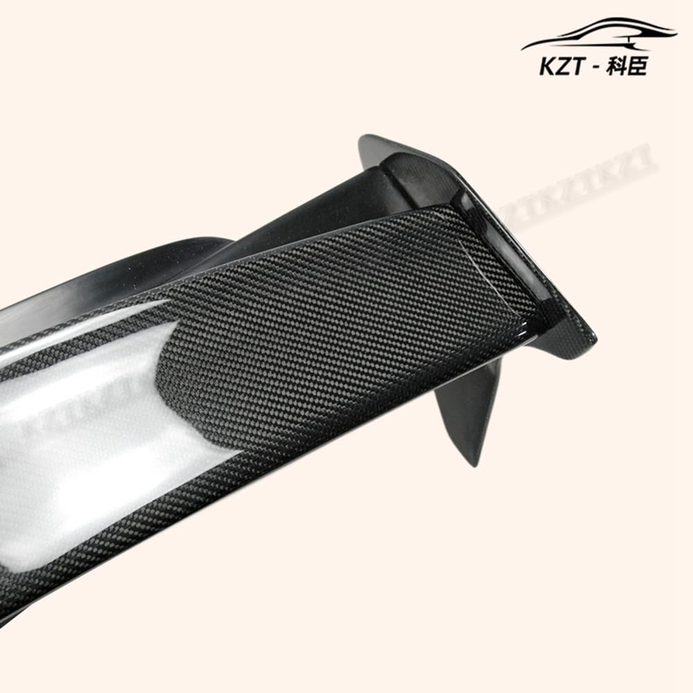 For 2010-16 Mini Countryman R60 Dg Style Rear Spoiler Partial Carbon Fiber(Blade+Caps) Car Vehicle Body Parts Kits Kazento Carbon Parts 车身侧板 R60-RS-DG-1016-PCF1