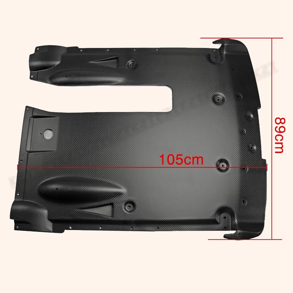 For 2012 On R35 Oem Style For Nissan Rear Under Bottom Diffuser Matte Carbon Fiber