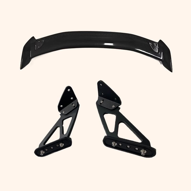 For 2022+ Honda Civic FE1 11th M Style Rear Spoiler Wing Carbon Fiber With Stand Kazento Carbon Parts 车身侧板 FE1-RS-MD-CF