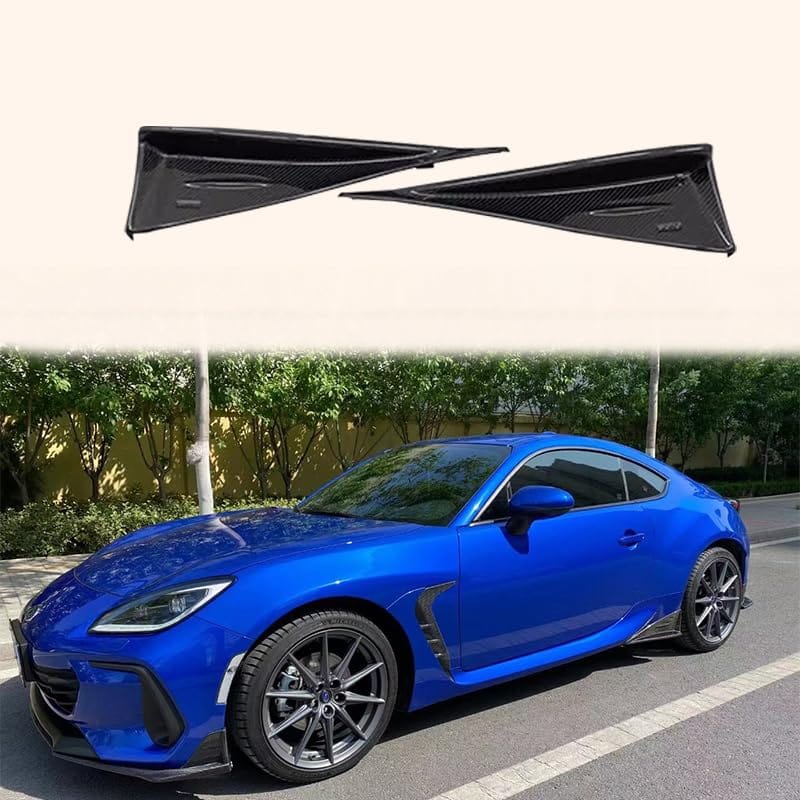 For 2022+ Toyota GR86 Subaru BRZ ZD8 ZN8 T Style Carbon Fiber Side Skirts Add On Kazento Carbon Parts 车身侧板 GR86-SSD-ST-CF