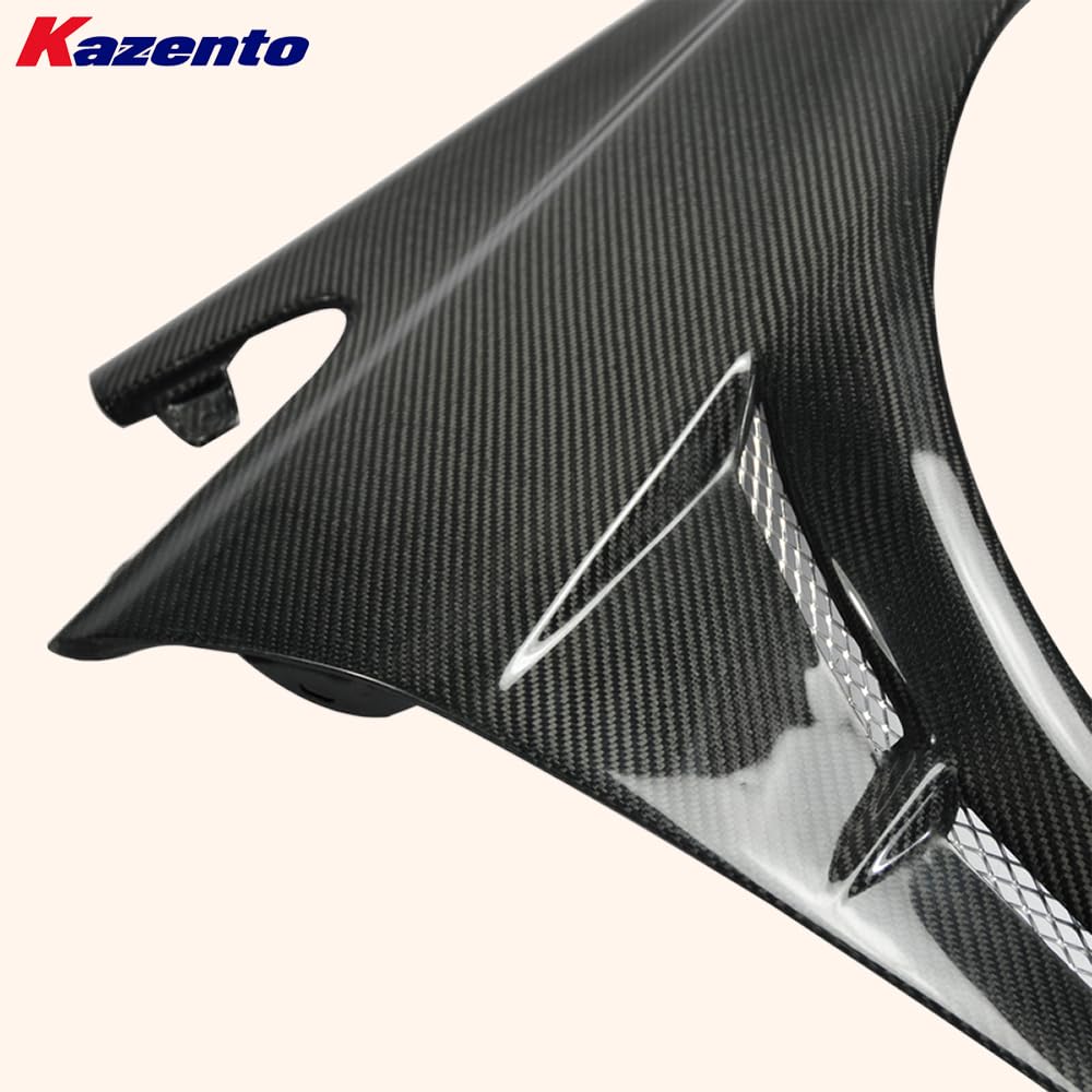 For 9Th Generation Civic 2012-2014 Fb2 Fb4 Fb6 Js Style For Honda Vented Wider Front Fender +20Mm Carbon Fiber Kazento Carbon Parts 车身侧板 FB2-FF-JS-CF