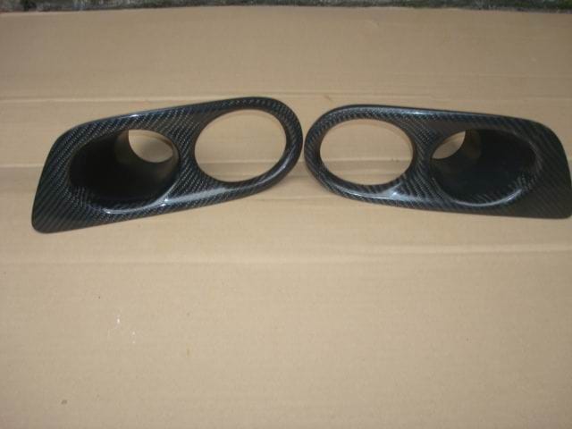 For BMW 3 Series E46 Coupe OE Front Fog Light Cover Pair 2001-2006