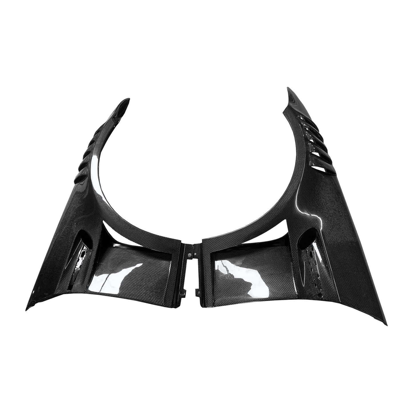 For BMW 3 Series E92 Real M3 Coupe 2 Door 2006-13 GT Style Carbon Front Fender Kazento Carbon Parts Carbon Fiber E92M3-FF-WLGT4-CF