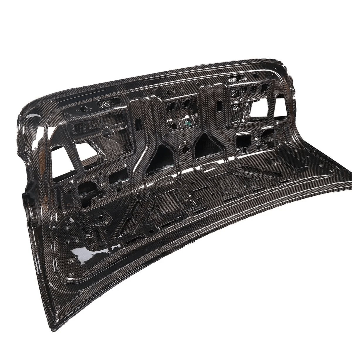 For BMW M3 G20 G80 2020-24 4D Sedan Dry Carbon CS Style Rear Ductail Trunk Boot Lid Kazento Carbon Parts Dry Carbon Fiber M3G80-TRUNK-CS-DCF