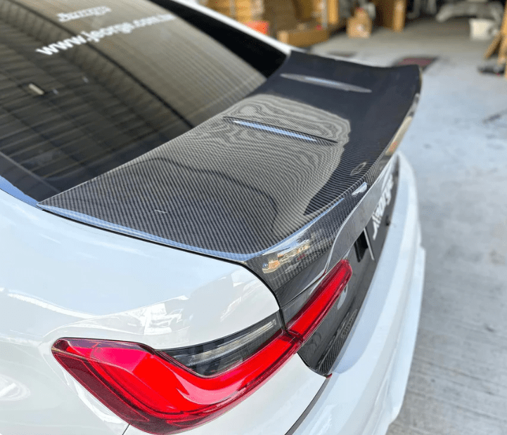 For BMW M3 G20 G80 2020-24 4D Sedan Dry Carbon CS Style Rear Ductail Trunk Boot Lid Kazento Carbon Parts Dry Carbon Fiber M3G80-TRUNK-CS-DCF