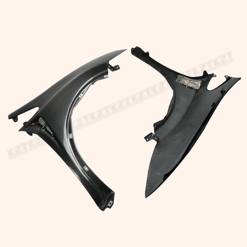 For Civic 2006-2011 Fn Fk Fn2 Type R Mug Style For Honda Vented Front Fenders Carbon Fiber Kazento Carbon Parts 车身侧板 FN2-FF-MUG-CF