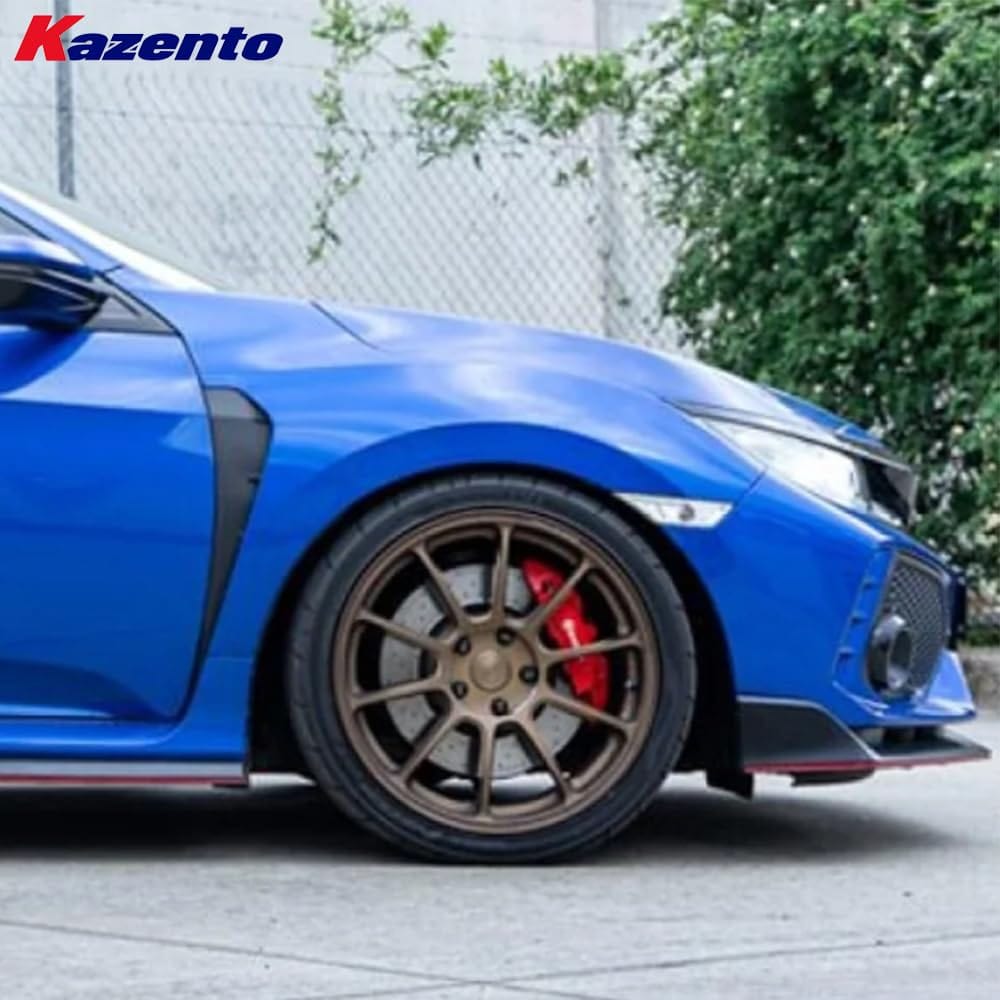 For Civic Fk7 (Fc Si) Vented Type For Honda Front Fender Carbon Fiber Kazento Carbon Parts 车身侧板 FK7-FF-VENT-CF