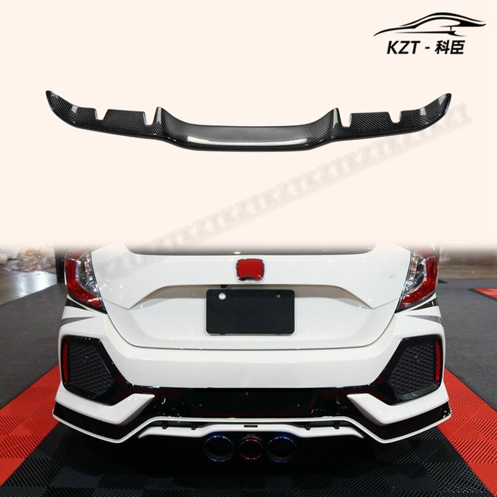 For Civic Fk8 Blz Style Honda Rear Garnish Carbon Fiber Kazento Carbon Parts 车身侧板 FK8-DIF-LOW-BLZ-CF