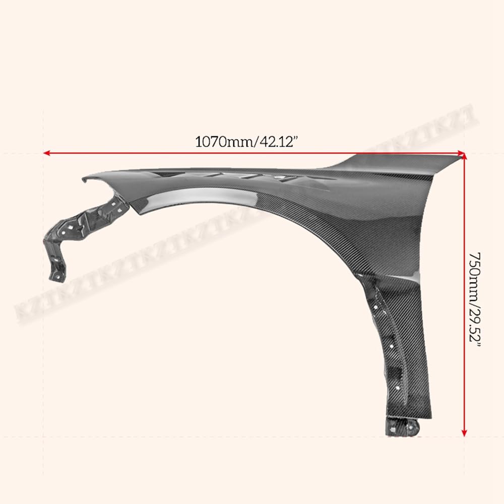 For Civic Type-R Fl5 Epa Design For Honda Front Fender Carbon Fiber Kazento Carbon Parts 车身侧板 FL5-FF-EPA-CF