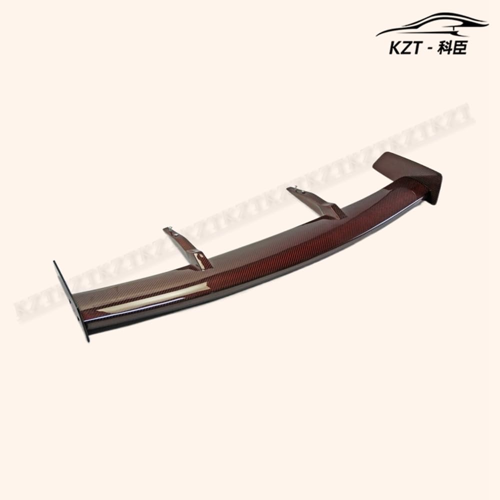For F56 Mini Cooper S Rk Style Rear Spoiler (S Only) Carbon Fiber (Red Color) Car Body Parts Kits Kazento Carbon Parts 车身侧板 F56-RS-RK-S-RCF2