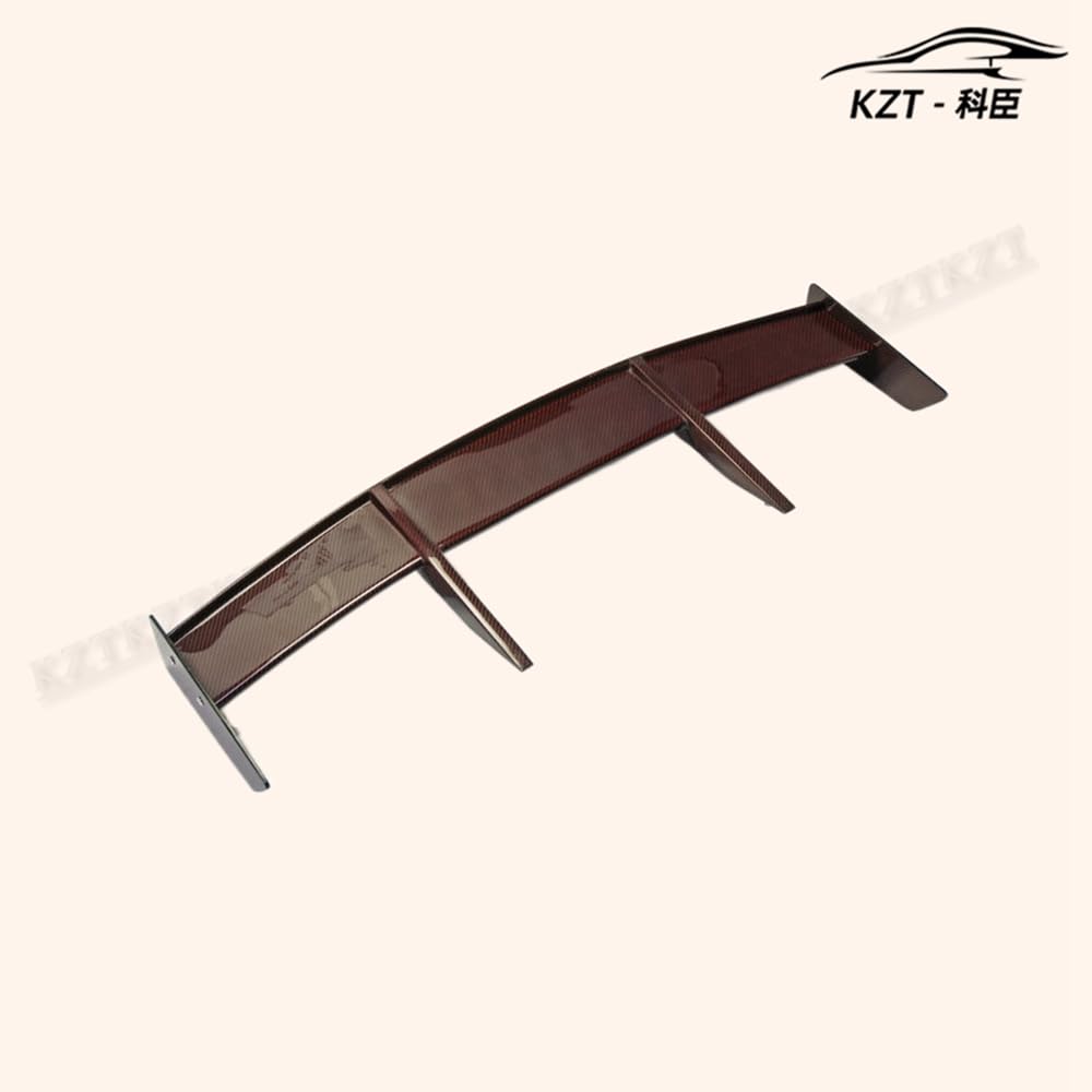 For F56 Mini Cooper S Rk Style Rear Spoiler (S Only) Carbon Fiber (Red Color) Car Body Parts Kits Kazento Carbon Parts 车身侧板 F56-RS-RK-S-RCF2