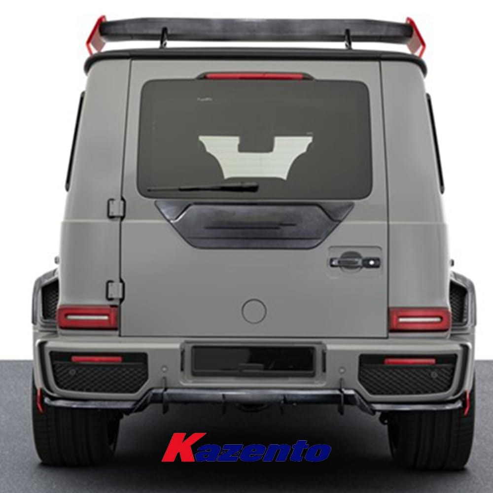 For G63 G500 G350 Rock-Style G900 Rear Under Lip Diffuser Dry Carbon Kazento Carbon Parts 车身侧板 G500-RL-ROCK-DCF