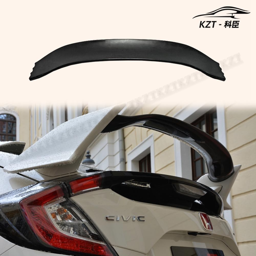 For Honda 17 Onwards Civic Type R Fk8 Vrsar1 Style Rear Wing Flap (5 Door Hatch) Fiber Glass Universal Wing For Car Vehicle Body Parts Kits Kazento Carbon Parts 车身侧板 FK8-RS-BLD-VRS-FRP