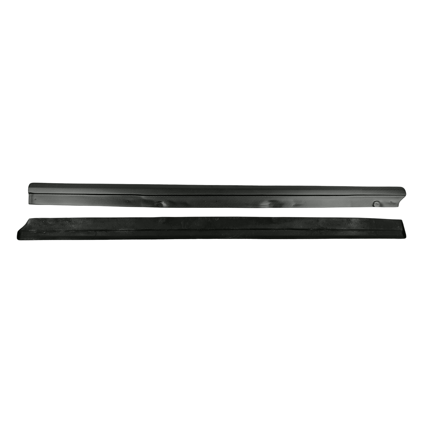 For Honda S2000 KZ Style Matte Carbon Fiber Side Skirts Add-on (Length 168cm) Kazento Carbon Parts Carbon Fiber S2000-SSX-MCF