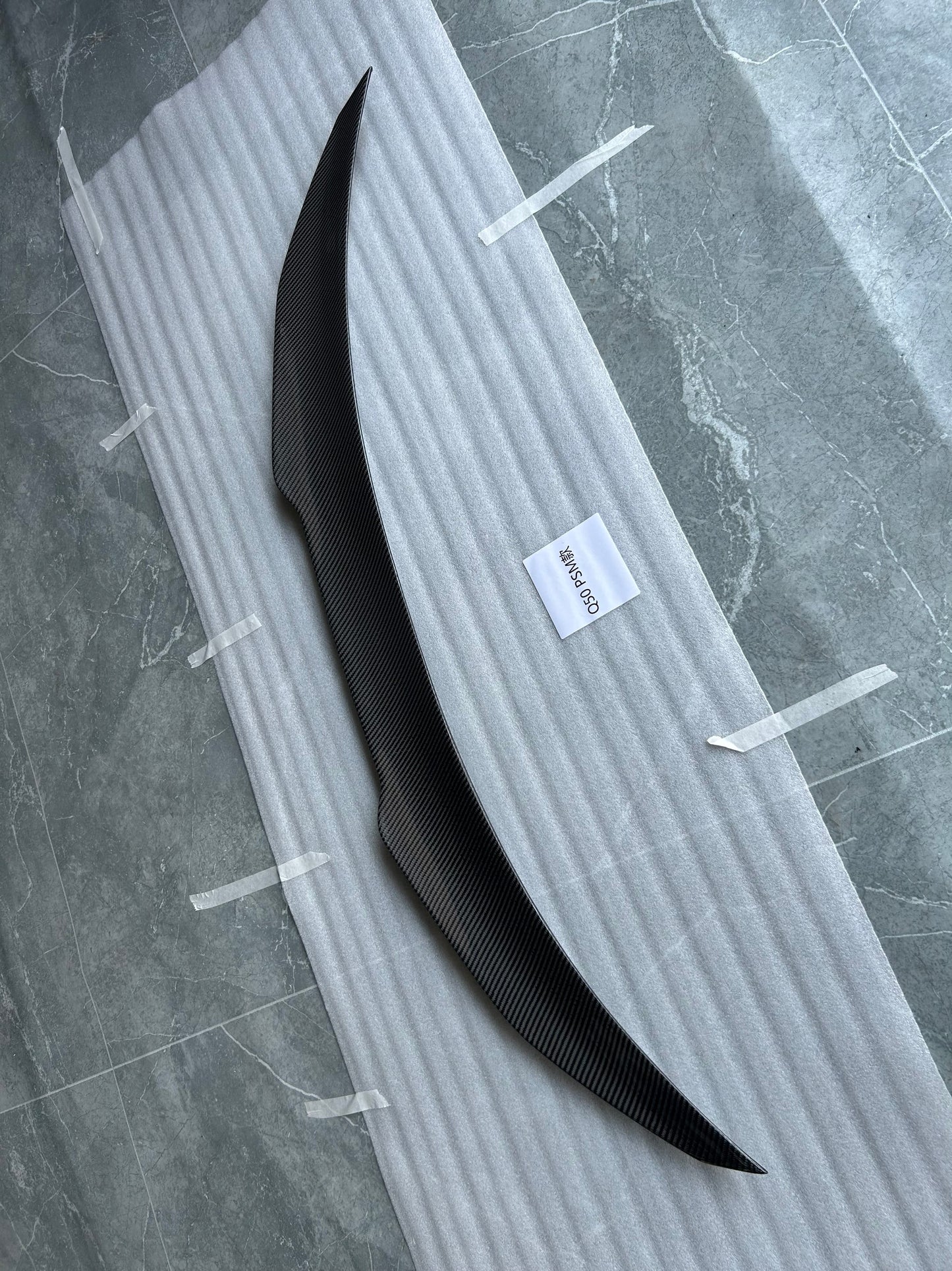 For Infiniti Q50 V37 Sedan PSM Type Rear Ductail Spoiler Lip 2013-2024