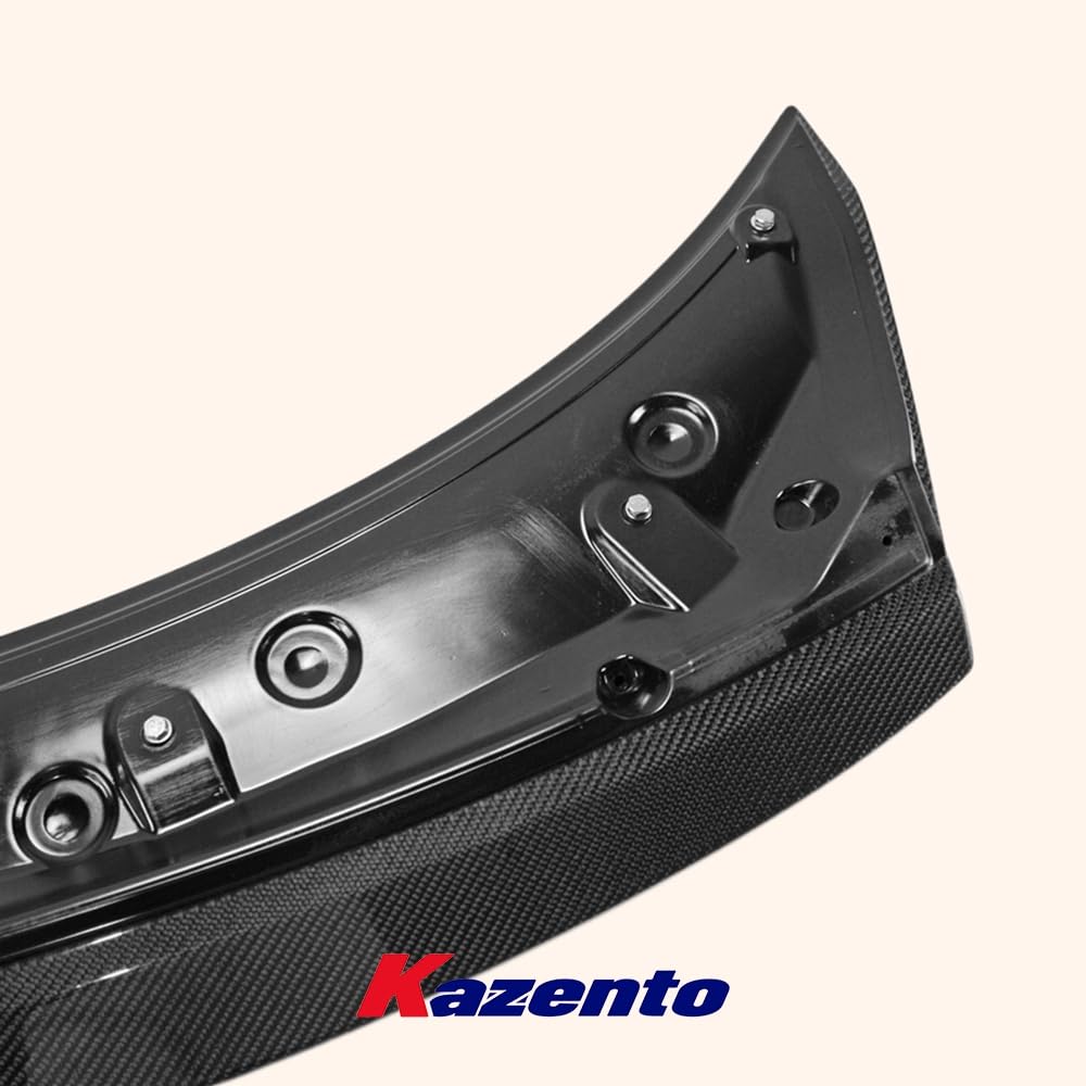 For Kia Stinger Oe Style Rear Spoiler Wing Carbon Fiber Car Body Parts Kits Kazento Carbon Parts 车身侧板 STINGER-RS-OE-CF