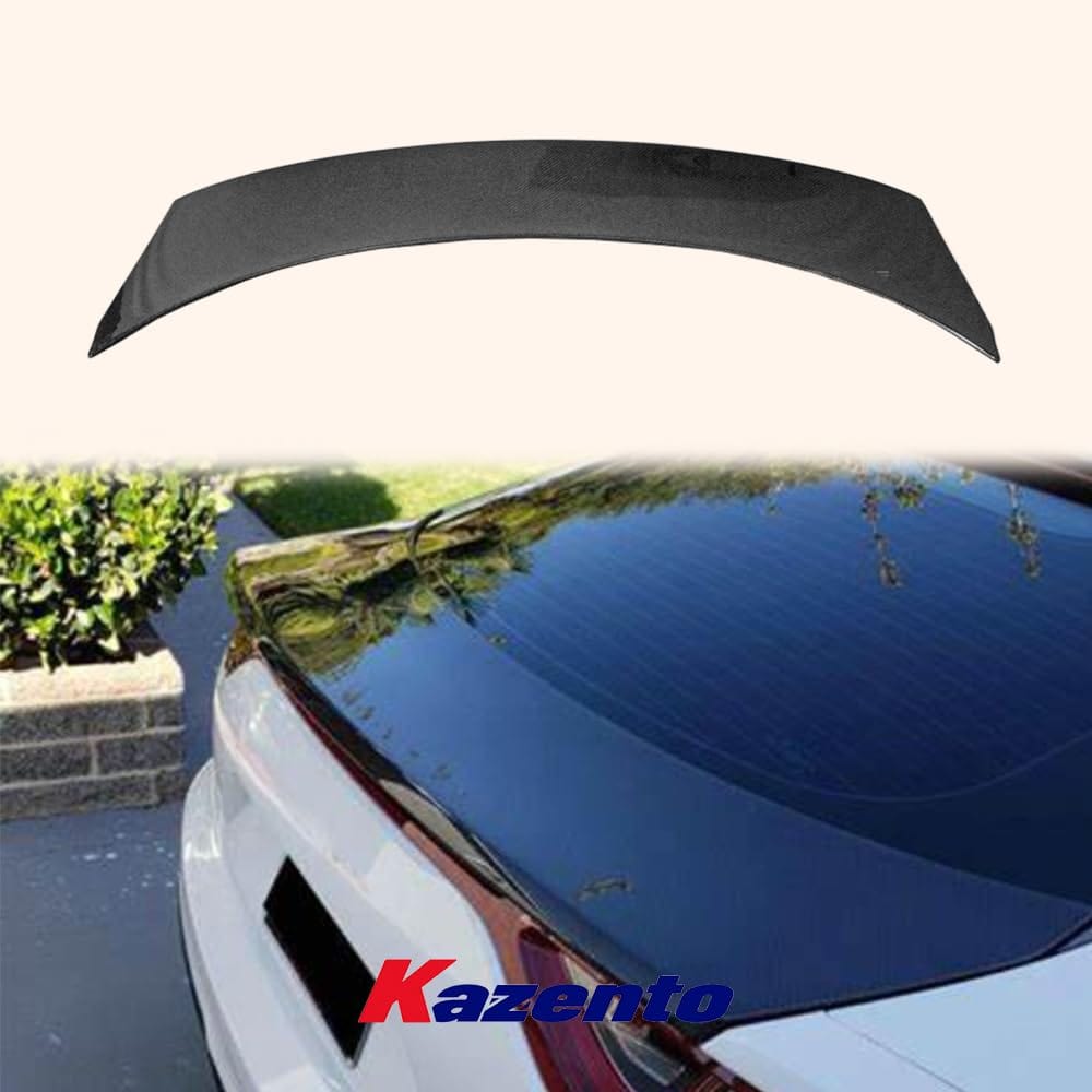 For Kia Stinger Oe Style Rear Spoiler Wing Carbon Fiber Car Body Parts Kits Kazento Carbon Parts 车身侧板 STINGER-RS-OE-CF