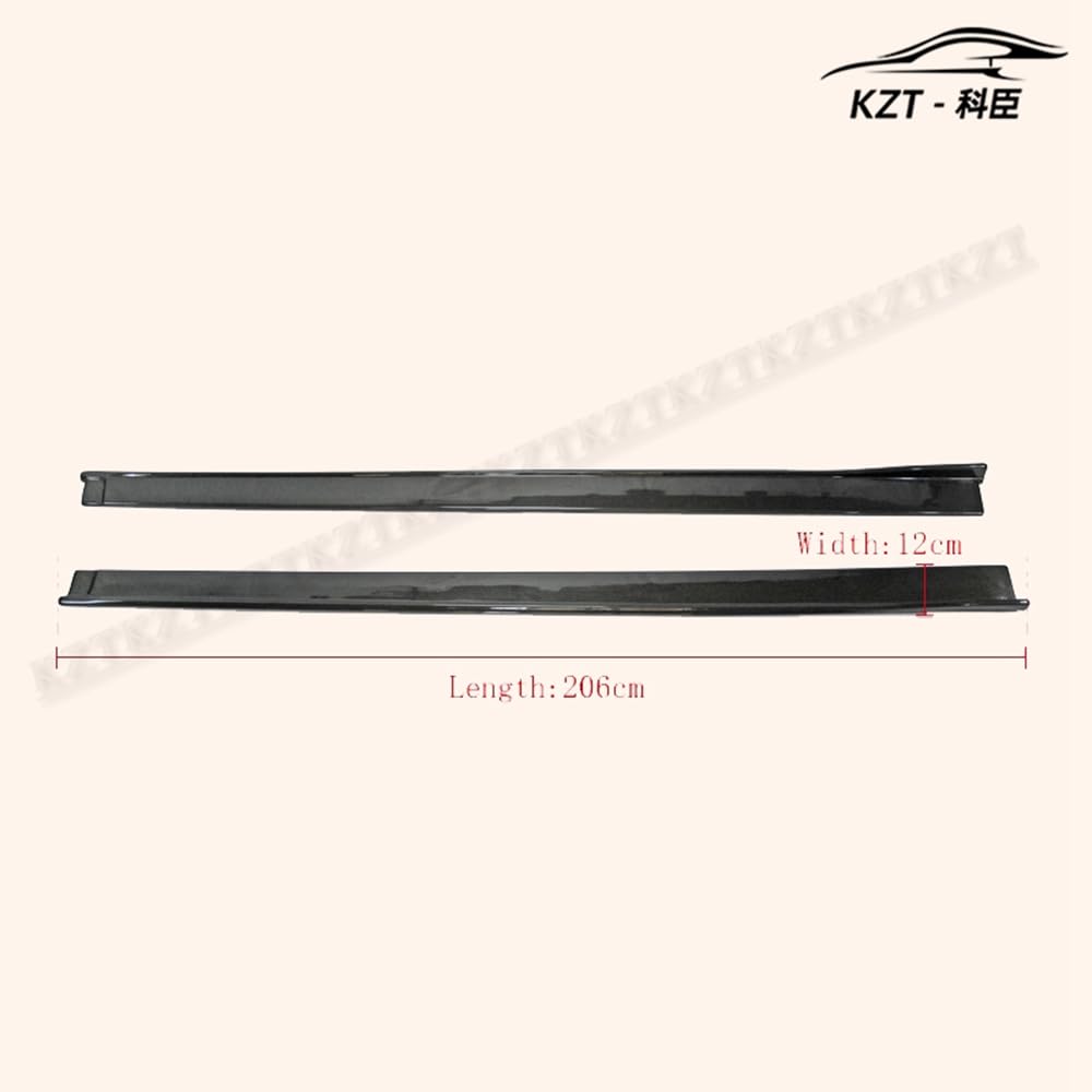 For Kia Stinger Type M Side Skirt Extension Rocker Panels Side Part Carbon Fiber Body Kit Replacement Kazento Carbon Parts 车身侧板 STINGER-SSX-M-CF
