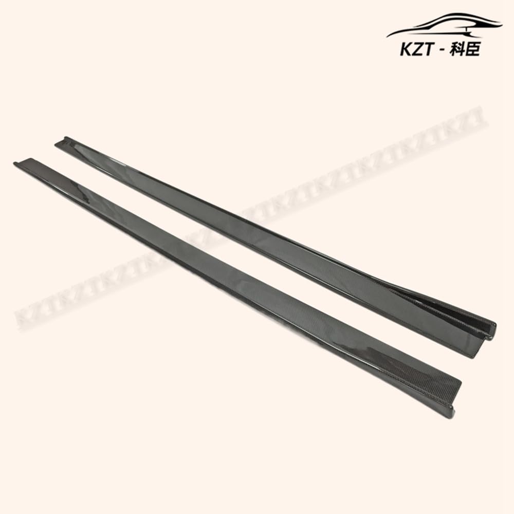 For Kia Stinger Type M Side Skirt Extension Rocker Panels Side Part Carbon Fiber Body Kit Replacement Kazento Carbon Parts 车身侧板 STINGER-SSX-M-CF