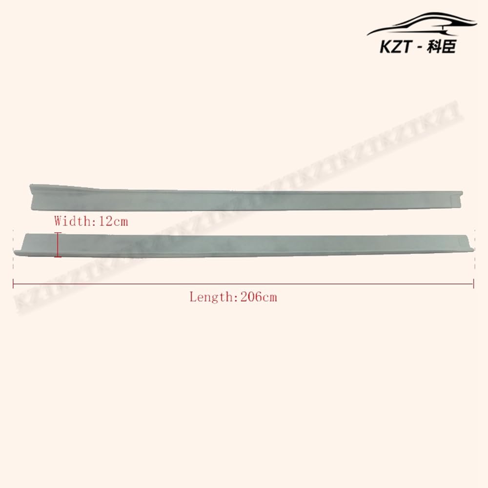 For Kia Stinger Type M Side Skirt Extension Rocker Panels Side Part Fiber Glass Body Kit Replacement Kazento Carbon Parts 车身侧板 STINGER-SSX-M-FRP