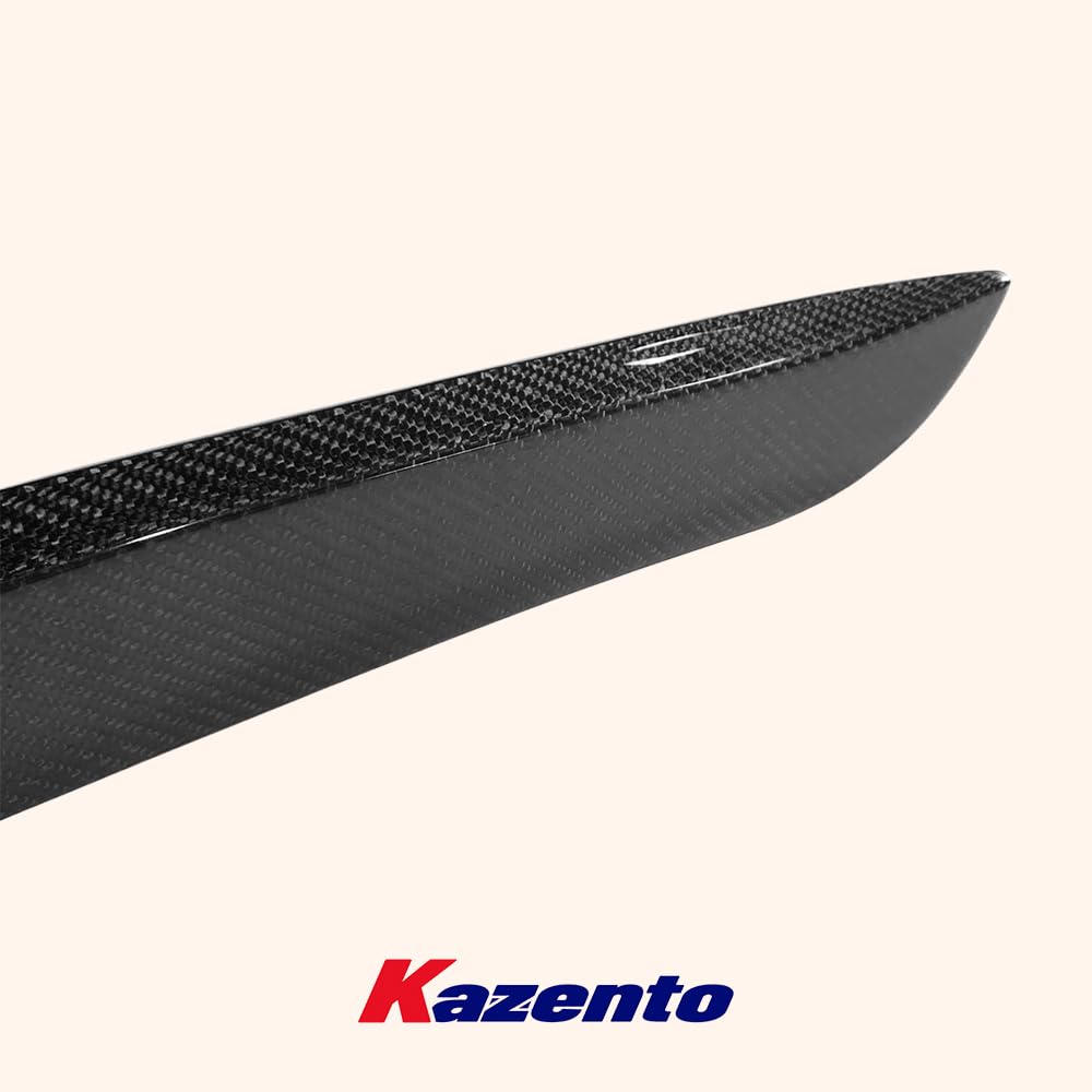 For Maserati Quattroporte 03-12 Rear Roof Spoiler Carbon Fiber Car Parts Kits Kazento Carbon Parts 车身侧板 MASE-RS-RF-QUAT-CF
