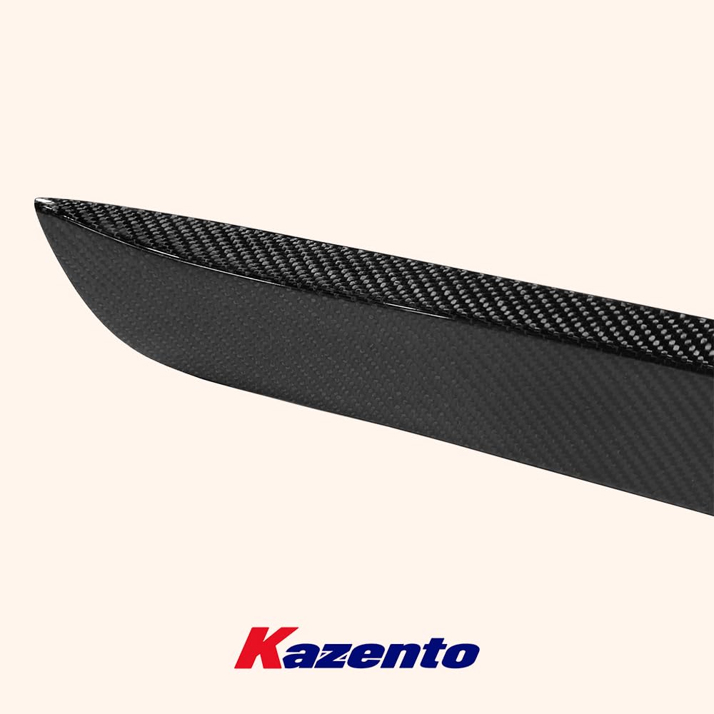 For Maserati Quattroporte 03-12 Rear Roof Spoiler Carbon Fiber Car Parts Kits Kazento Carbon Parts 车身侧板 MASE-RS-RF-QUAT-CF