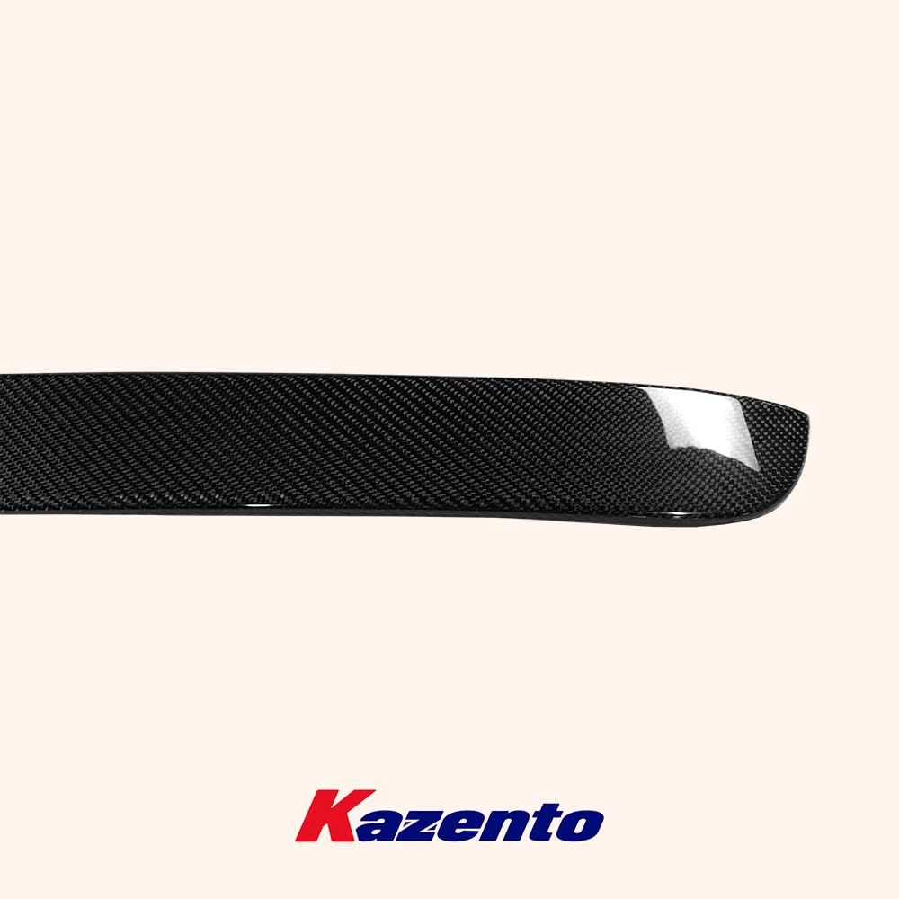 For Maserati Quattroporte 03-12 Rear Roof Spoiler Carbon Fiber Car Parts Kits Kazento Carbon Parts 车身侧板 MASE-RS-RF-QUAT-CF