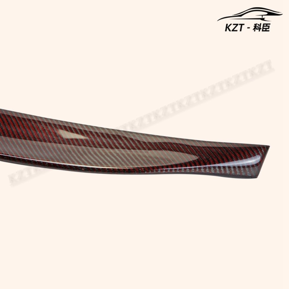 For MAZDA Mx5 Nc Ncec Roster Miata Epa Type 3 Spoiler (Prht Hard Top Only) Carbon Fiber (Red Color) Car Body Parts Kits Kazento Carbon Parts 车身侧板 MX5-RS-EPA3-NC-RCF2