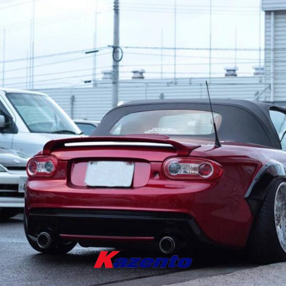 For Mazda Mx5 Nc Ncec Roster Miata Rbk Style Rear Trunk Spoiler Wing (Soft Top Only) Carbon Fiber Car Body Parts Kits Kazento Carbon Parts 车身侧板 MX5-RS-RBK-NC-SOF-CF
