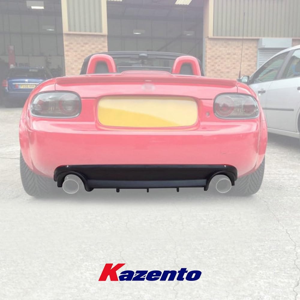 For Mazda Mx5 Roaster Miata Nc 1 2 3 Spt Style Rear Diffuser (Twin Exhaust Exit, For Oem Rear Bumper) Carbon Fiber Kazento Carbon Parts 车身侧板 MX5-DIF-SPT-NC-CF