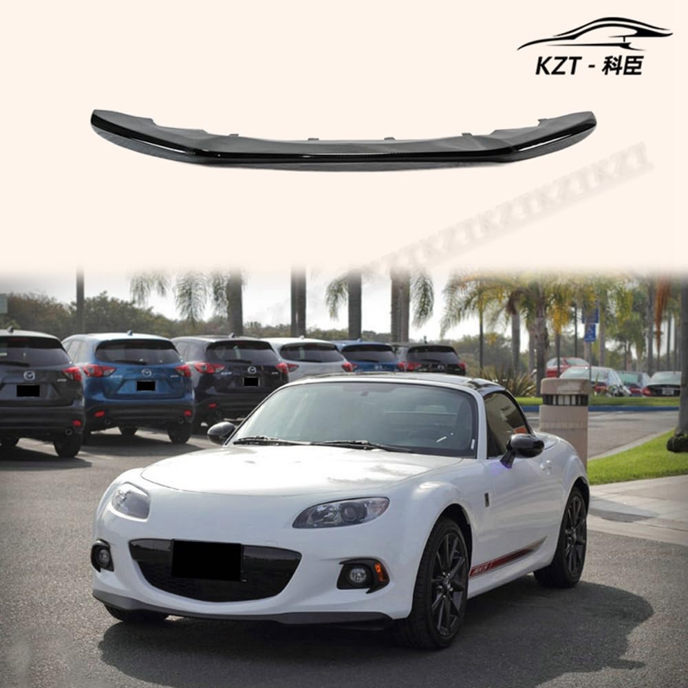 For Mazda Mx5 Roaster Miata Nc Club Front Bumper Lip (Fits Nc3 Only) Chin Splitter Spoiler Fiber Glass Body Kits Kazento Carbon Parts 车身侧板 MX5-FL-CLUB-NC3-FRP