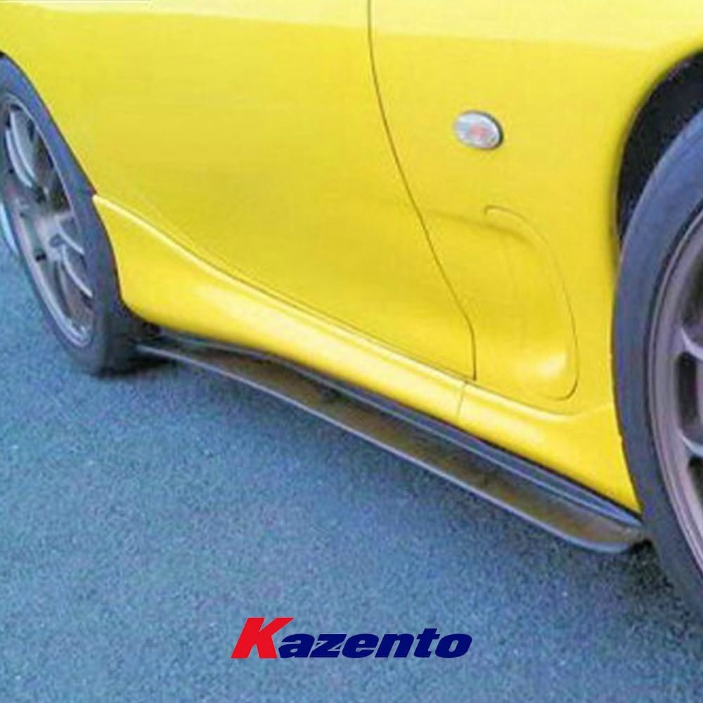 For Mazda Rx7 Fd Feed Style Side Skirt Add On Rocker Panels Side Part Fiber Glass Body Kit Replacement Kazento Carbon Parts 车身侧板 RX7-SSX-FEED-FRP