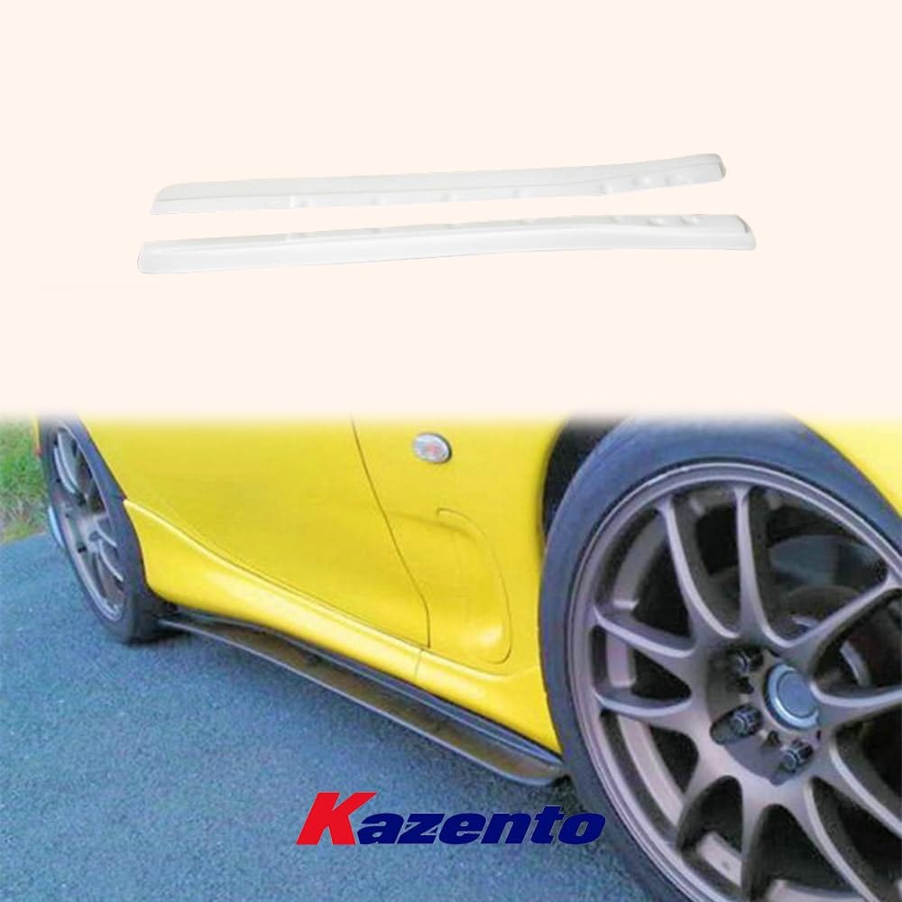 For Mazda Rx7 Fd Feed Style Side Skirt Add On Rocker Panels Side Part Fiber Glass Body Kit Replacement Kazento Carbon Parts 车身侧板 RX7-SSX-FEED-FRP