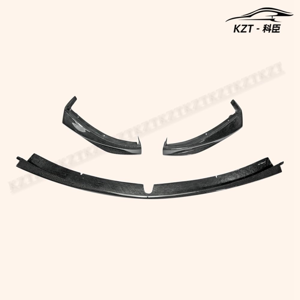 for Mazda Rx8 Early 03-08 Se3P Tk Style 3Pcs Front Bumper Lip Chin Splitter Spoiler Carbon Fiber Body Kits Kazento Carbon Parts 车身侧板 RX8-FL-TK-EARLY-CF