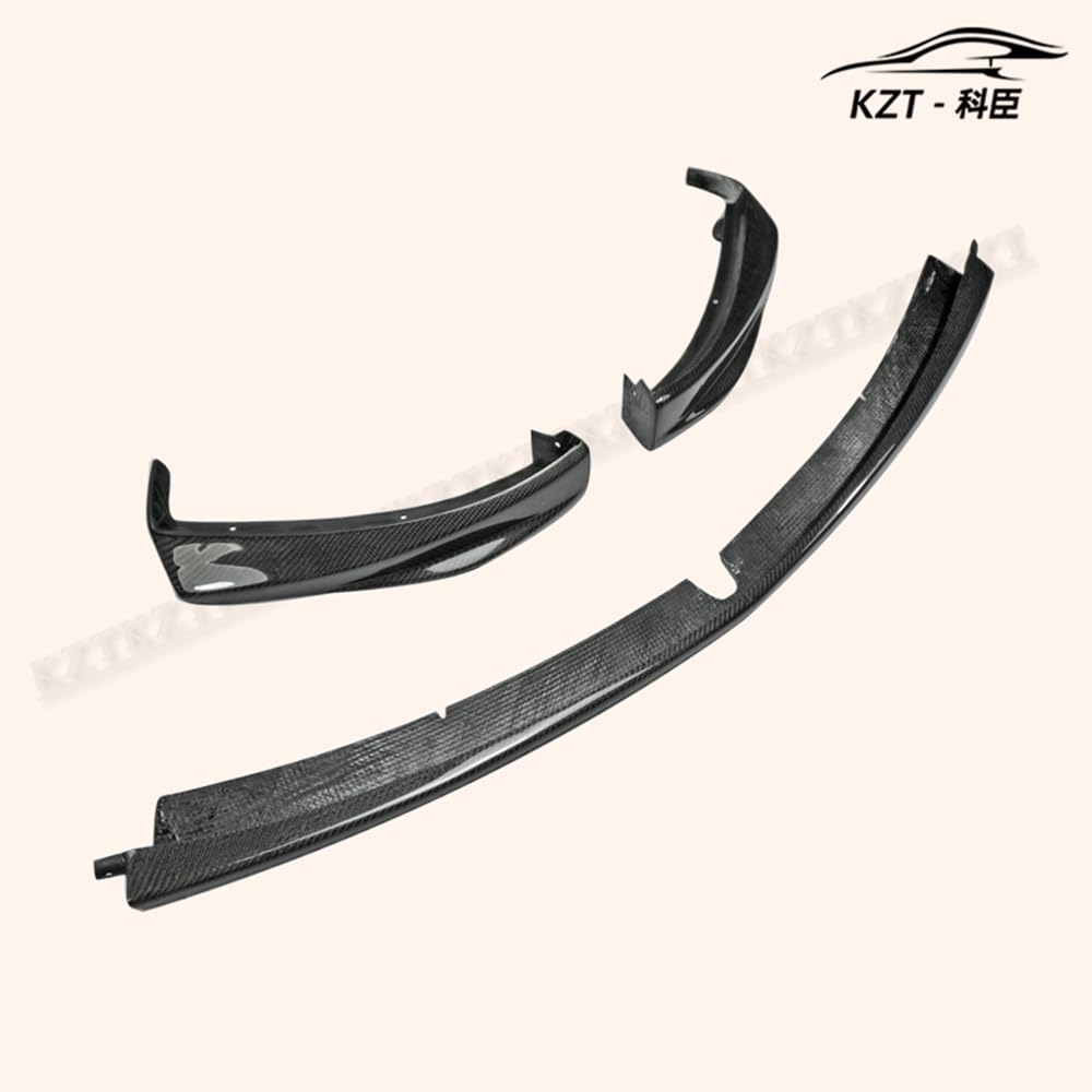 for Mazda Rx8 Early 03-08 Se3P Tk Style 3Pcs Front Bumper Lip Chin Splitter Spoiler Carbon Fiber Body Kits Kazento Carbon Parts 车身侧板 RX8-FL-TK-EARLY-CF