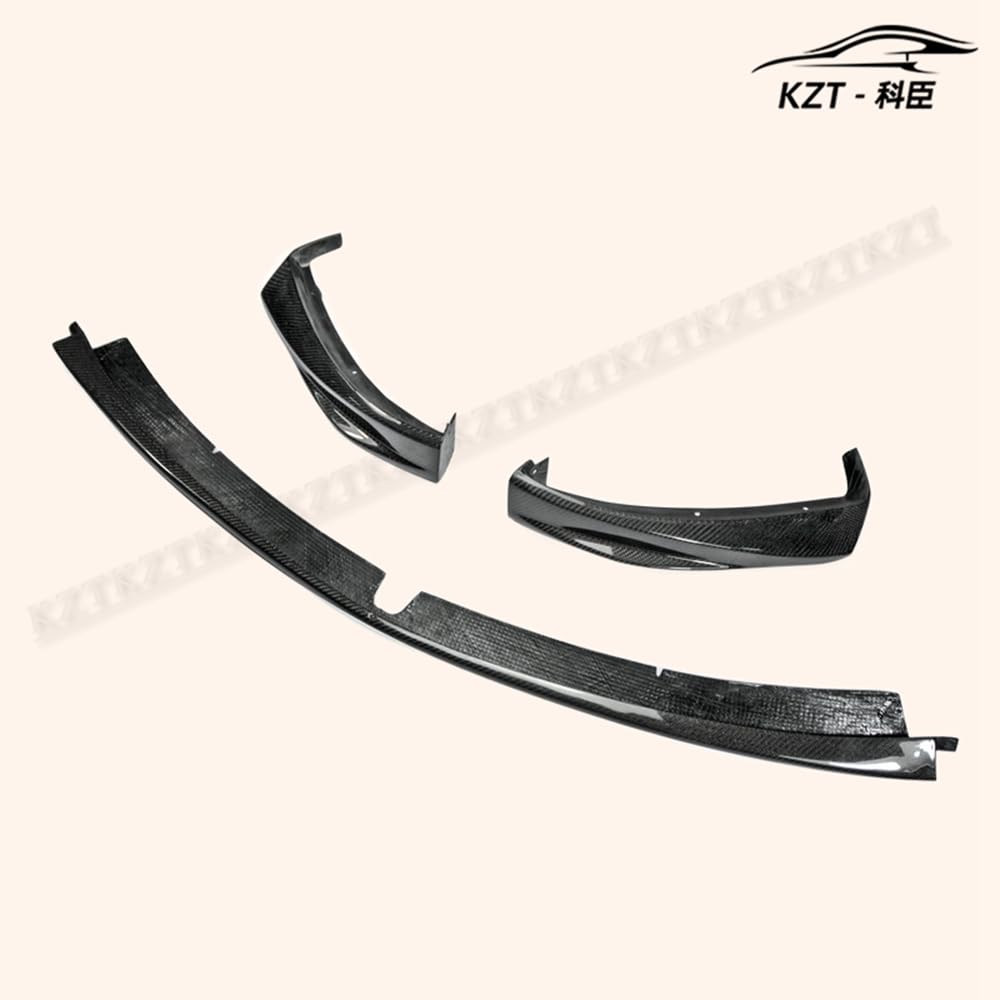 for Mazda Rx8 Early 03-08 Se3P Tk Style 3Pcs Front Bumper Lip Chin Splitter Spoiler Carbon Fiber Body Kits Kazento Carbon Parts 车身侧板 RX8-FL-TK-EARLY-CF