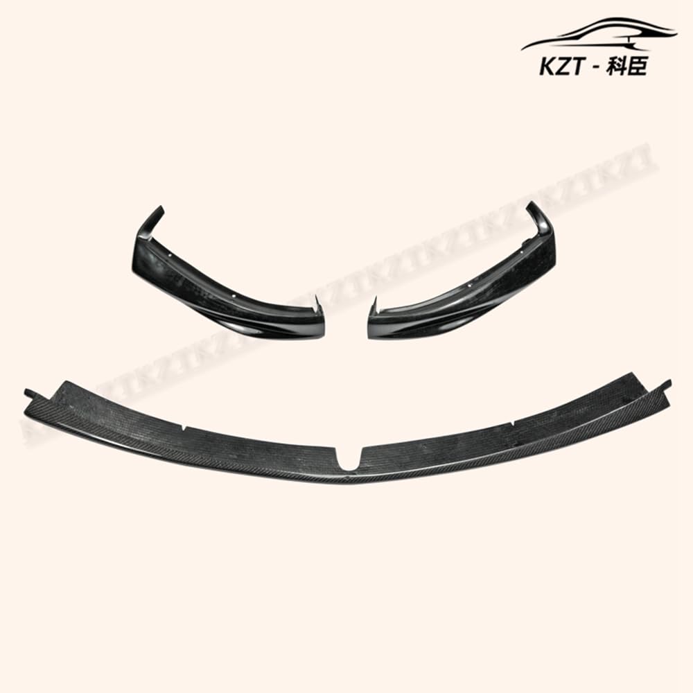 for Mazda Rx8 Early 03-08 Se3P Tk Style 3Pcs Front Bumper Lip Chin Splitter Spoiler Partial Carbon Fiber(Mid Piece) Body Kits Kazento Carbon Parts 车身侧板 RX8-FL-TK-EARLY-P25