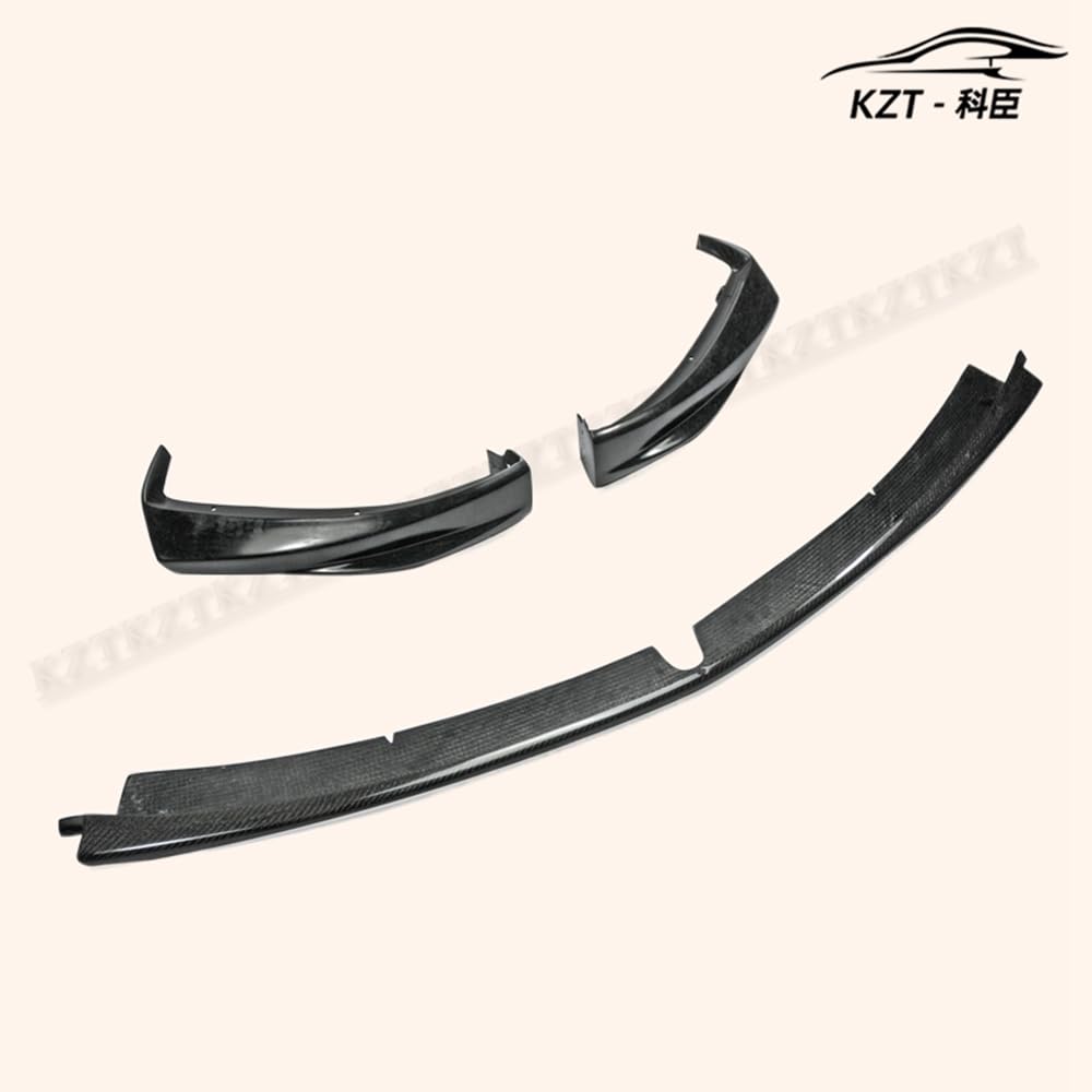 for Mazda Rx8 Early 03-08 Se3P Tk Style 3Pcs Front Bumper Lip Chin Splitter Spoiler Partial Carbon Fiber(Mid Piece) Body Kits Kazento Carbon Parts 车身侧板 RX8-FL-TK-EARLY-P25